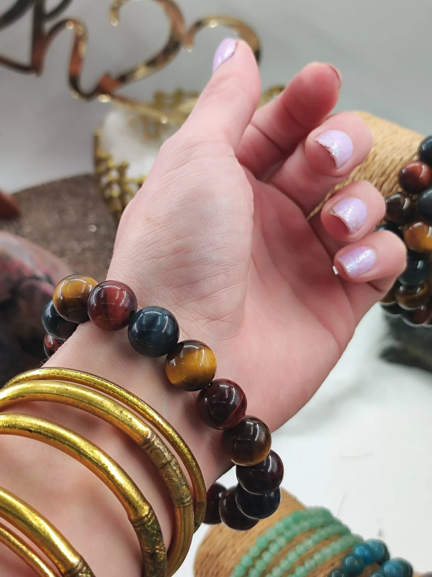 Bracelet oeil multiple 12mm – Image 2