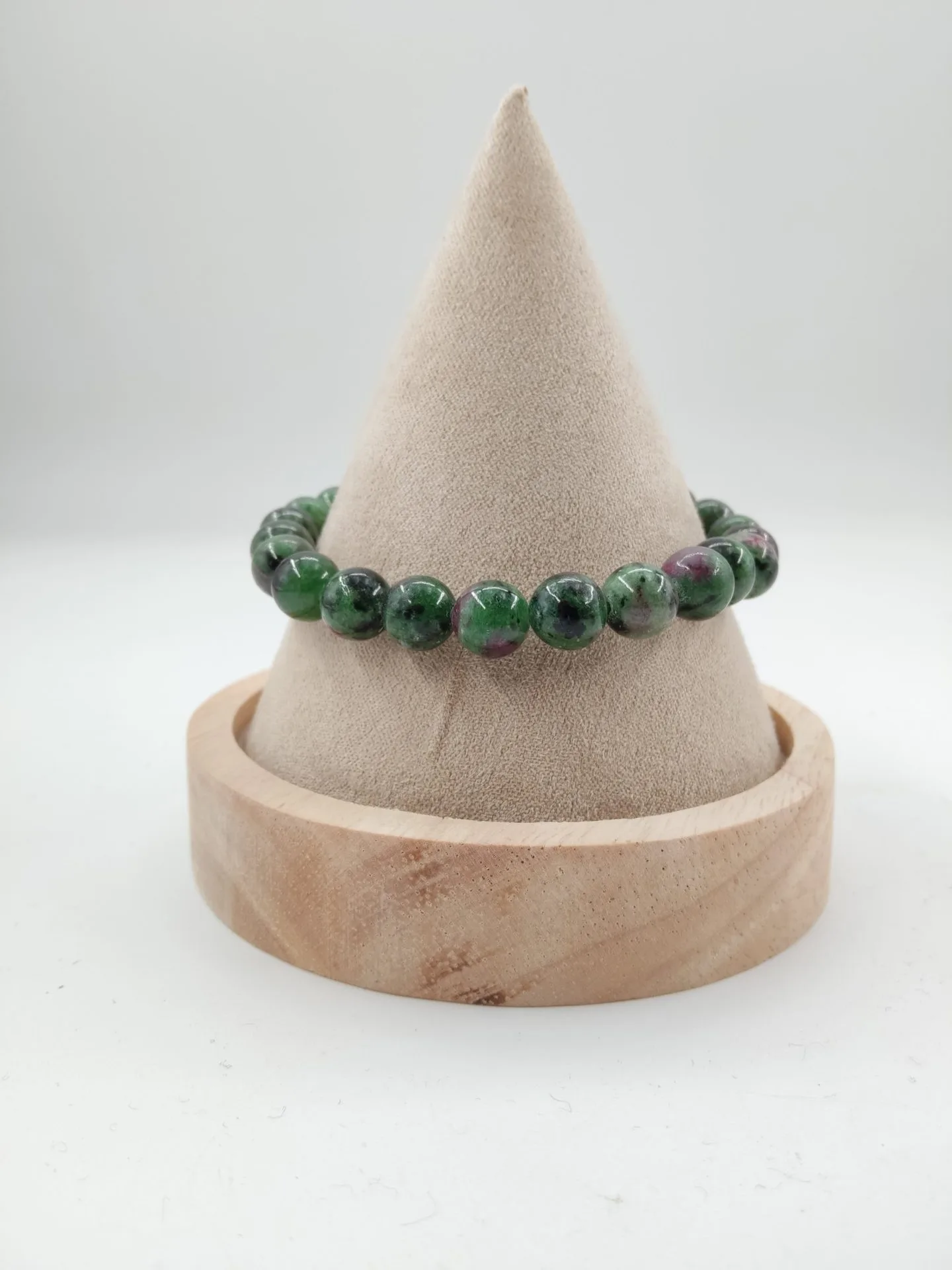 rubis zoisite bracelet 8 mm