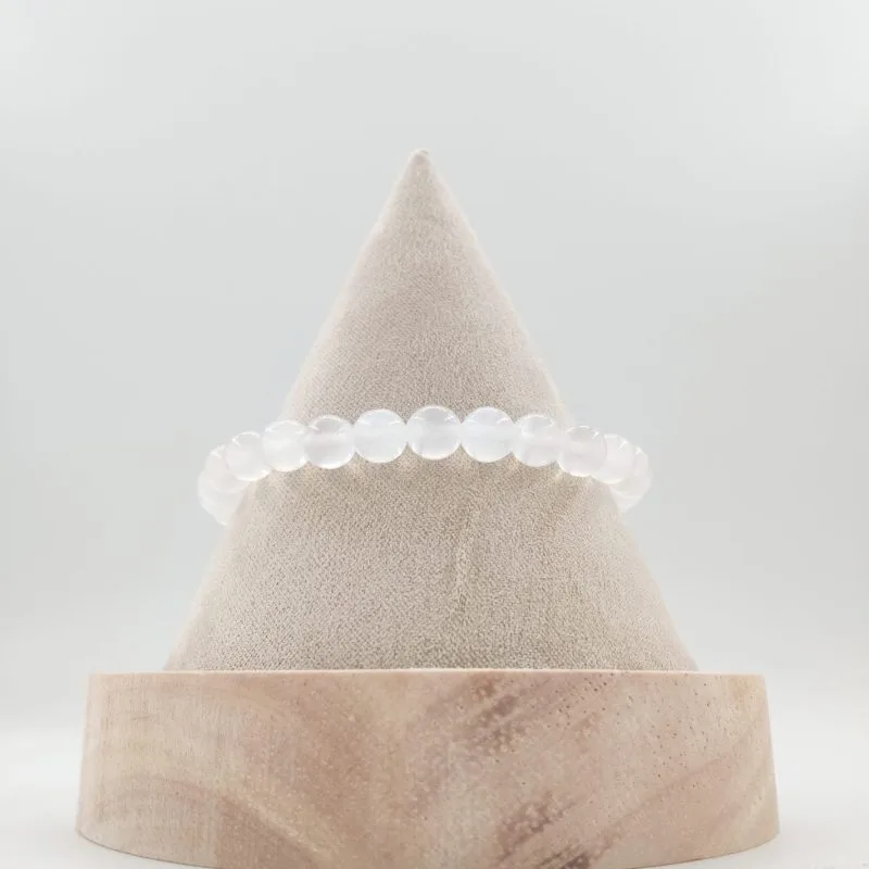 bracelet selenite aa 6mm