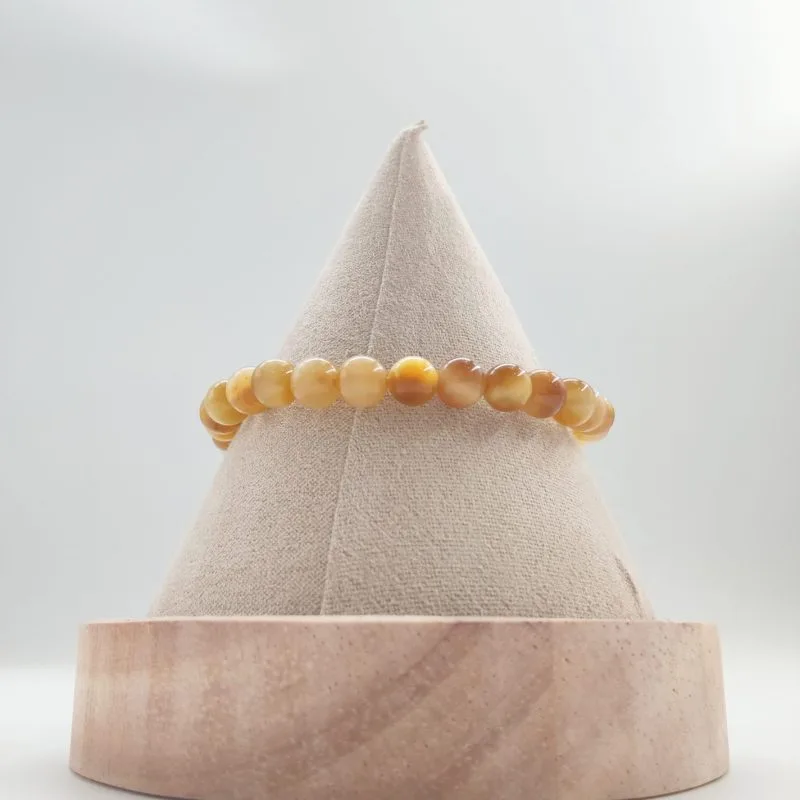 Bracelet oeil de tigre doré